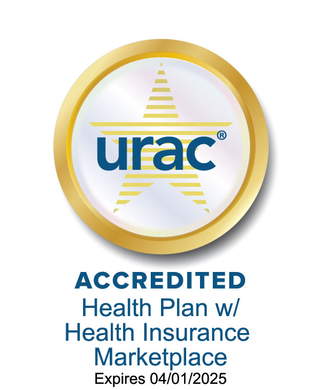URAC Accredited Health Plan - Health Insurance Marketplace - Expires 04/01/2025