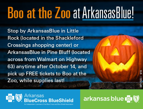 Boo at the Zoo at ArkansasBlue!