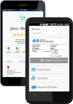 app-screens Phones displaying the My blueprint mobile app