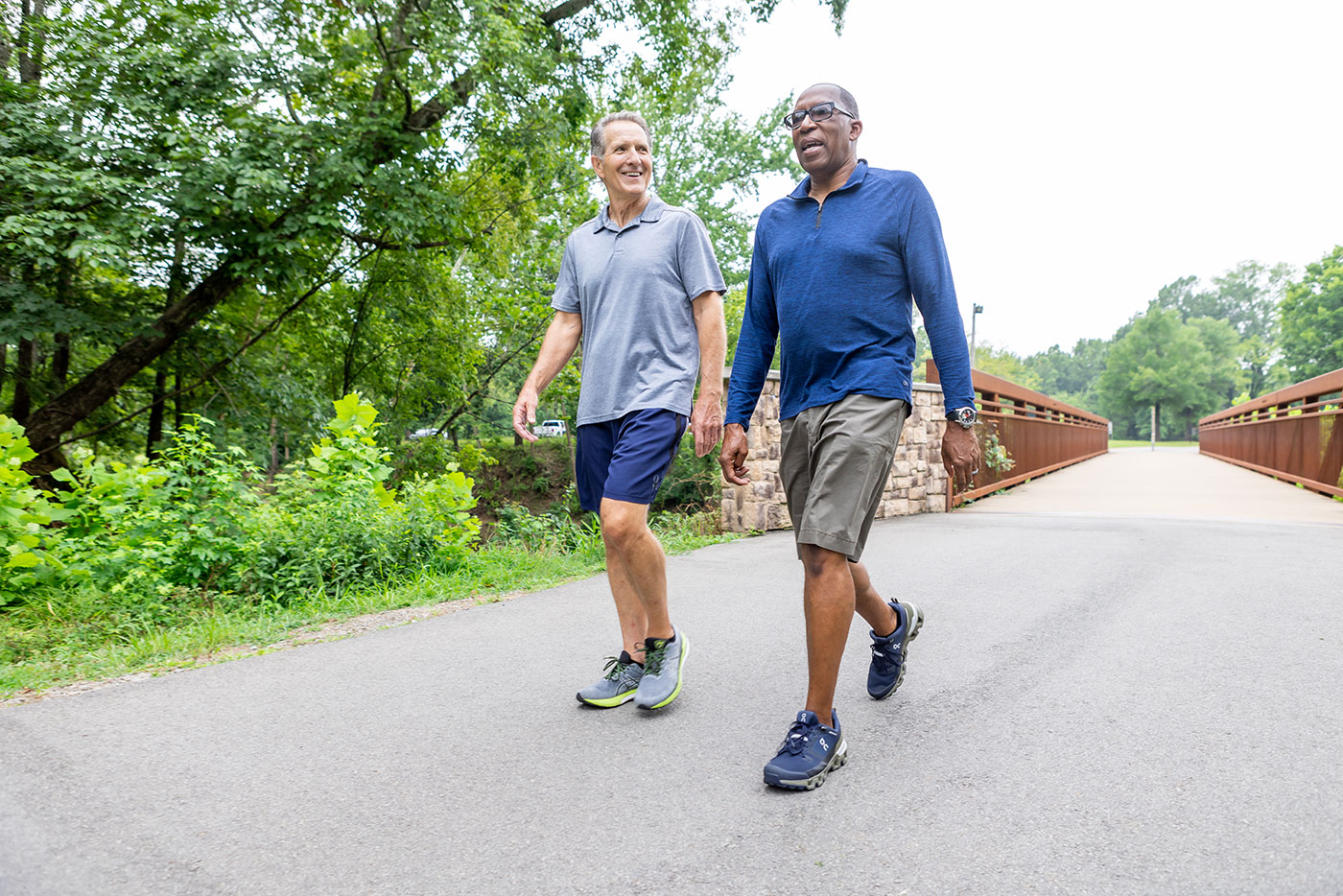 medicare-banner-rewards Woman and man hiking