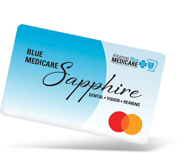 Example of the Blue Medicare Sapphire card